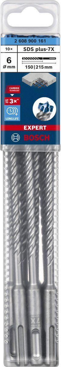 Bosch Expert SDS plus-7X - Hamerboor - 4 snijkanten - Langdurige prestaties