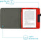 imoshion E-reader Hoesje - Geschikt voor Kobo Libra H2O - Vegan Leather Bookcase - Rood