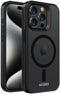 Accezz Rugged Frosted Backcover - MagSafe - Schokabsorberend - Zwart (iPhone 15 Pro)