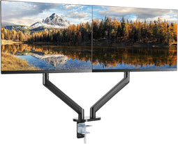 VEVOR ZD200 - Dubbele monitorarm - Verstelbare gasveer 13-35 inch - Zwart