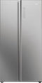 Haier HSW79F18ANMM - Side By Side Koelkast - 611 l - No Frost - Platina