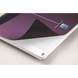 Oxford - Spiraalblok Urban Mix A4 90vel ruit 5mm assorti