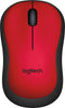 Logitech M220 Silent - Draadloze Muis - Ruisonderdrukking 90% - Rood