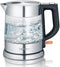 Severin WK 3468 - Waterkoker - 2200W 1L - RVS/Glas/Zwart