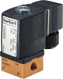G1/4'' 24V DC Messing Magneetventiel FKM 0-6bar - Burkert 6013 125301 - 125301