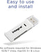 INCRSDMSD - SD/MicroSD Card Reader - USB 2.0 - Wit