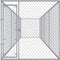 vidaXL - Hondenkennel - voor - buiten - 760x192x185 - m