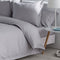 Dekbedovertrek set Alexandra House Living Espiga Parelgrijs Bed van 135/140 5 Onderdelen