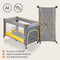 Lionelo Stefi - Campingbedje 3-in-1 - Inclusief matras 120x60 cm - Geel