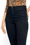 NOISY MAY NMCALLIE - High Waist Skinny Jeans - Maat 31 - Zwart