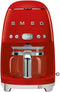 SMEG DCF02RDEU - Filterkoffiemachine - 10 koppen - Rood