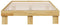 vidaXL - Bedframe - zonder - matras - 120x200 - cm - massief - hout - eiken