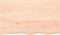 vidaXL - Tafelblad - 100x60x2 - cm - onbehandeld - massief - eikenhout