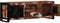 vidaXL - Tv-meubel - 100x30x35 - cm - massief - gerecycled - hout