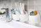 Home & Comfort HC-TBH02 - Tandenborstelhouder - Set van 2 - 3 compartimenten - Wit (2 stuks)