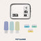 TRVLMORE - Navulbare Silicone Reisflesjes Set - 3 Flesjes 3 Potjes - Groen Blauw Geel (set van 3)