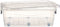 Opbergdoos op Wielen Transparant Plastic 30 L 40 x 20,5 x 63 cm (6 Stuks)