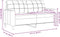 vidaXL - Tweezitsbank - 140 - cm - fluweel - roze