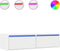 vidaXL - Tv-meubel - met - LED-verlichting - 100X35,5x25 - cm - wit