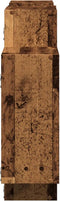 vidaXL - Wandschap - 159x18x65 - cm - bewerkt - hout - oud - houtkleurig