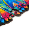 UNIDRAGON Houten Puzzel Voor Volwassenen Dier - Regenboogkleurige Kameleon - 314 stukjes - King Size 31x41 cm