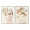 Schilderij DKD Home Decor 90 x 4 x 120 cm Boeket Stads (2 Stuks)