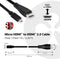 Club3D - Micro HDMI naar HDMI 2.0 Kabel - 4K 60Hz 18Gbps - Zwart (1 m)