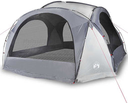 vidaXL - Partytent - waterdicht - wit - en - grijs