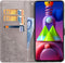 iMoshion Hoesje Geschikt voor Samsung Galaxy M51 Hoesje Met Pasjeshouder - iMoshion Mandala Bookcase - Grijs