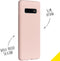 Accezz Samsung Galaxy S10+ - Liquid Silicone Backcover - Schokabsorberend - Roze