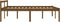vidaXL - Seniorenbed - massief - grenenhout - honingbruin - 140x190 - cm