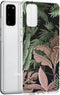 iMoshion Hoesje Geschikt voor Samsung Galaxy S20 Hoesje Siliconen - iMoshion Design hoesje - Groen / Roze / Dark Jungle