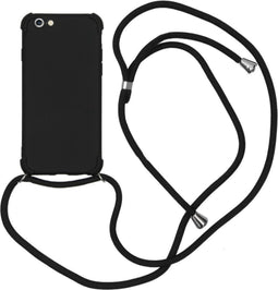 iMoshion Hoesje Geschikt voor iPhone 6s / 6 Hoesje Met Koord - iMoshion Color Backcover met koord - Zwart