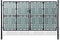 vidaXL - Poort - enkel - 100x225 - cm - zwart