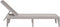 vidaXL - Ligbed - 186x60x29 - cm - polypropeen - cappuccinokleurig