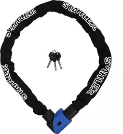 Benson Kettingslot - Gehard Staal - Nylonhoes - 10 x 1200 mm - Inclusief 3 Sleutels