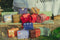 Own Stuff Lederen Boekentas Lagere school - Laqué Roest