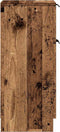 vidaXL - Dressoirs - 2 - st - 30x30x70 - cm - bewerkt - hout - oud - houtkleurig