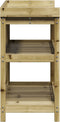 vidaXL - Oppottafel - met - schappen - 108x45x86,5 - cm - geïmpregneerd - hout