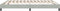 vidaXL - Bed - boxspring - zonder - matras - 180x220 - cm - fluweel - lichtgrijs