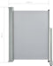 vidaXL - Tuinscherm - uittrekbaar - 100x300 - cm - grijs