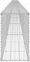 vidaXL - Schanskorfmuur - met - deksels - 900x30x50 - cm - gegalvaniseerd - staal