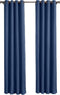 Larson - Luxe geweven blackout gordijn - verduisterend - donkerblauw 3x2.5m