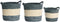 Light&living Mand S/3 Ø30x30+Ø35x35+Ø40x40 cm KILKEE blauw-crème