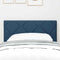 Stoffen Hoofdbord Geometric met hoofdeinde Blauw 80 cm Stof