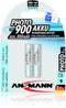 Ansmann Photo - NiMH Accu 12 V 900mAh - Hoge capaciteit - Zilver