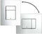 GROHE Even - Bedieningsplaat - Dual-Flush - Chroom