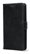 Mobilize Telefoonhoesje geschikt voor Samsung Galaxy S25 Ultra Hoesje Echt Leer | Mobilize Wallet Bookcase Portemonnee | Pasjeshouder voor 3 Pasjes | Telefoonhoesje voor Pinpas / OV Kaart / Rijbewijs - Zwart