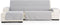Hoes voor chaise longue met korte armleuning links Eysa SILVER Lichtgrijs 100 x 110 x 290 cm