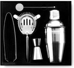 MaxxHome Cocktailshaker set - 5 delig RVS - Vaatwasser veilig